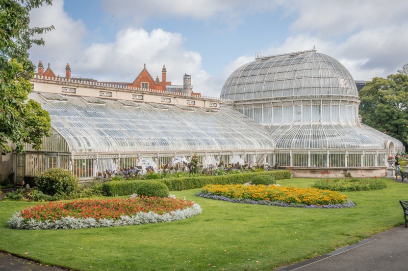 Palmenhaus botanischer Garten Belfast Sehenswürdigkeiten