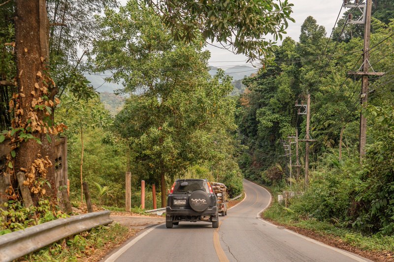 Straße auf Koh Chang