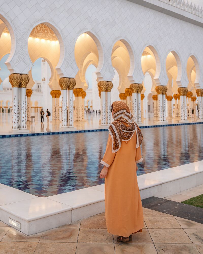 Abu Dhabi Sehenswürdigkeiten Moschee
