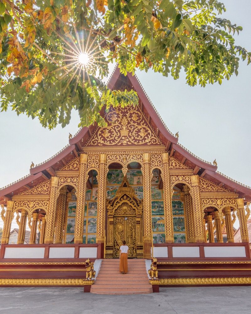 Luang Prabang Sehenswuerdigkeiten Tempel