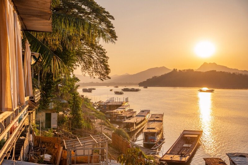 Mekong Luang Prabang Sehenswuerdigkeiten