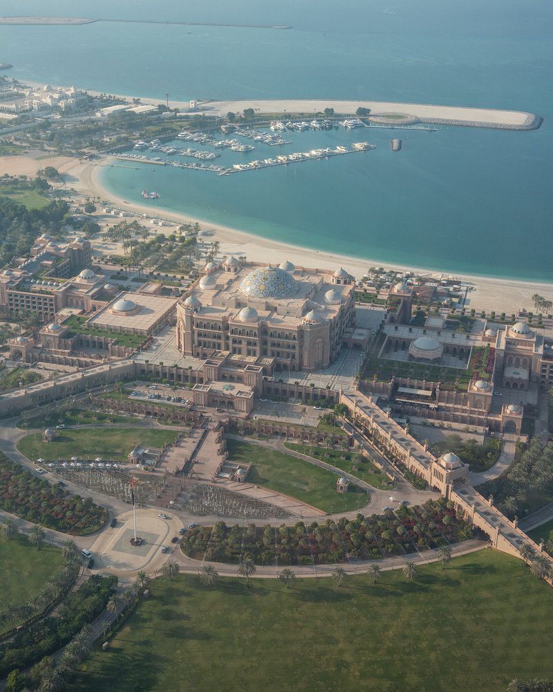 Emirates Palace von oben