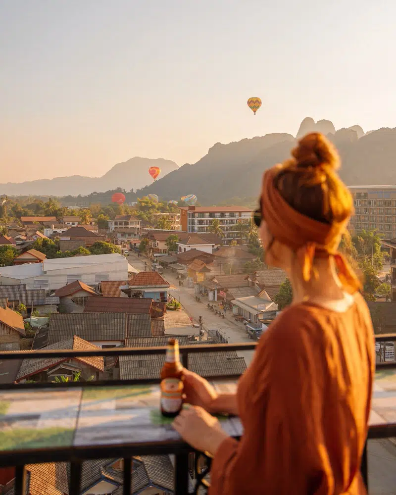 Confetti Garden Rooftop Bar Vang Vieng Sehenswürdigkeiten