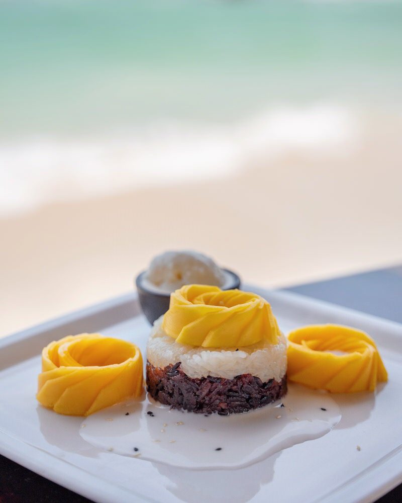 Mango Sticky Rice am Crystal Beach