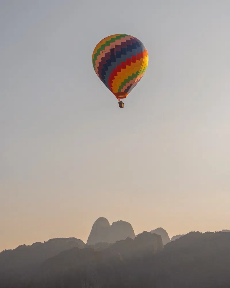 Vang Vieng Heißluftballon