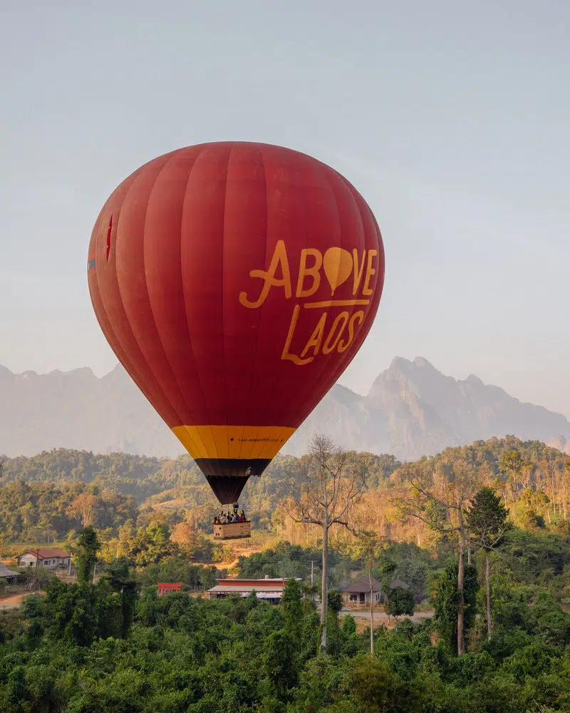 Above Laos Vang Vieng