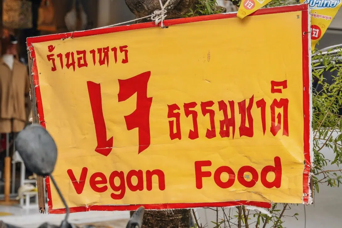 Jay Symbol vegetarisch in Thailand