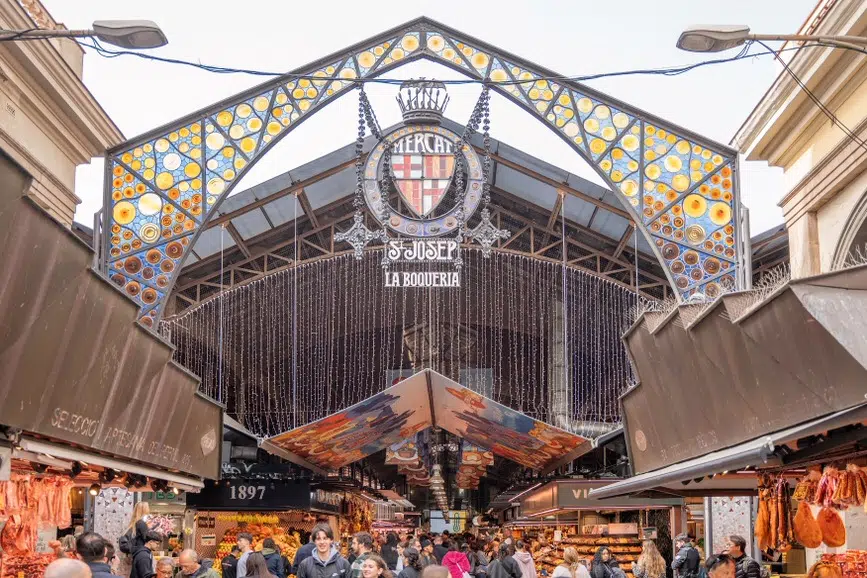 La Ramblas Mercat de la Boquerìa Barcelona