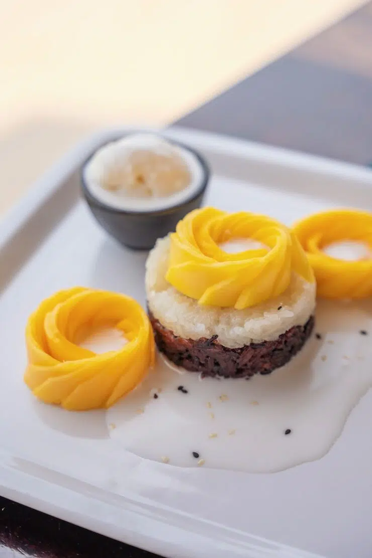 Mango Sticky Rice vegan in Thailand