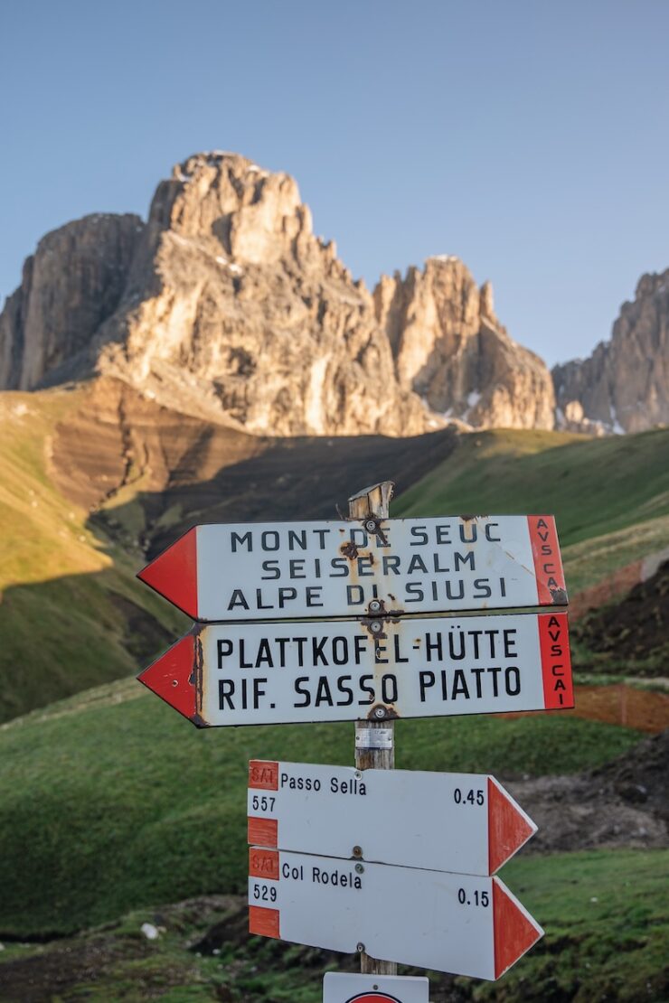 Sellajoch Wanderung Gröden