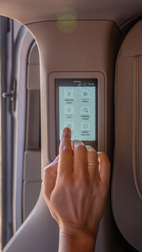 Touchdisplay VW California Ocean