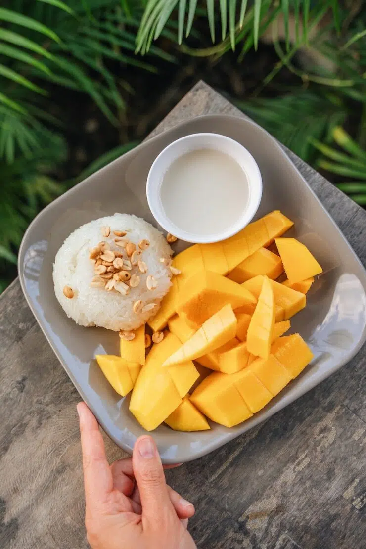 vegetarisch in Thailand Mango Sticky Rice