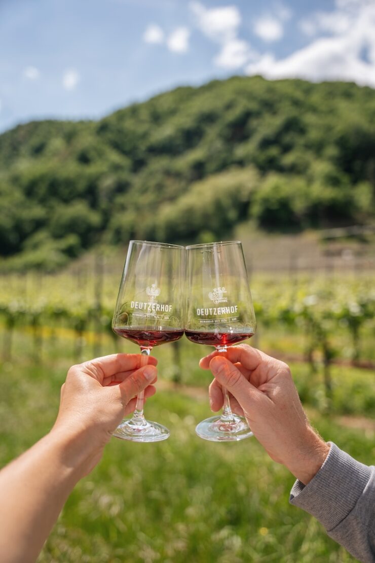Weinprobe im Weingut Deutzerhof
