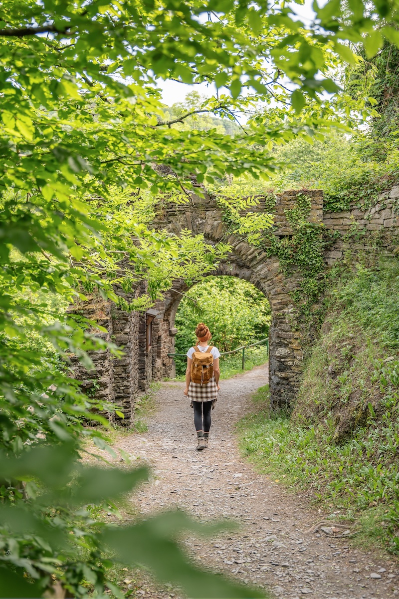 Aufstieg zur Burg Are Altenahr