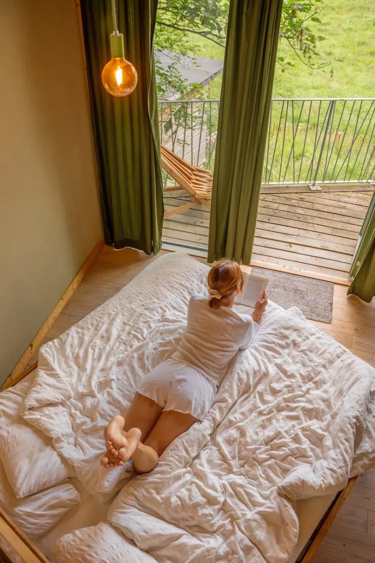 Auszeit im Bio Baumhaus im Wendland