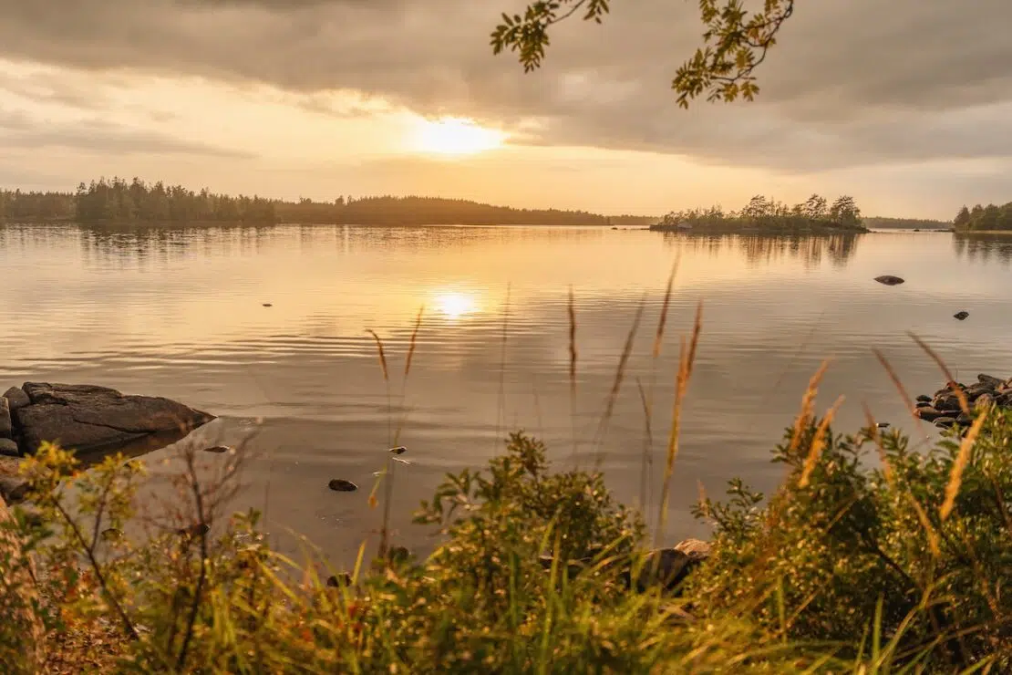 Åsnen See Südschweden