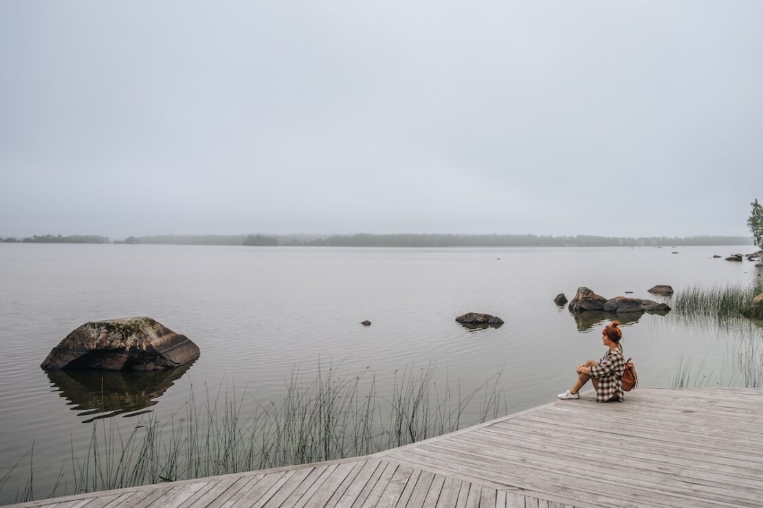 Åsnen See in Schweden