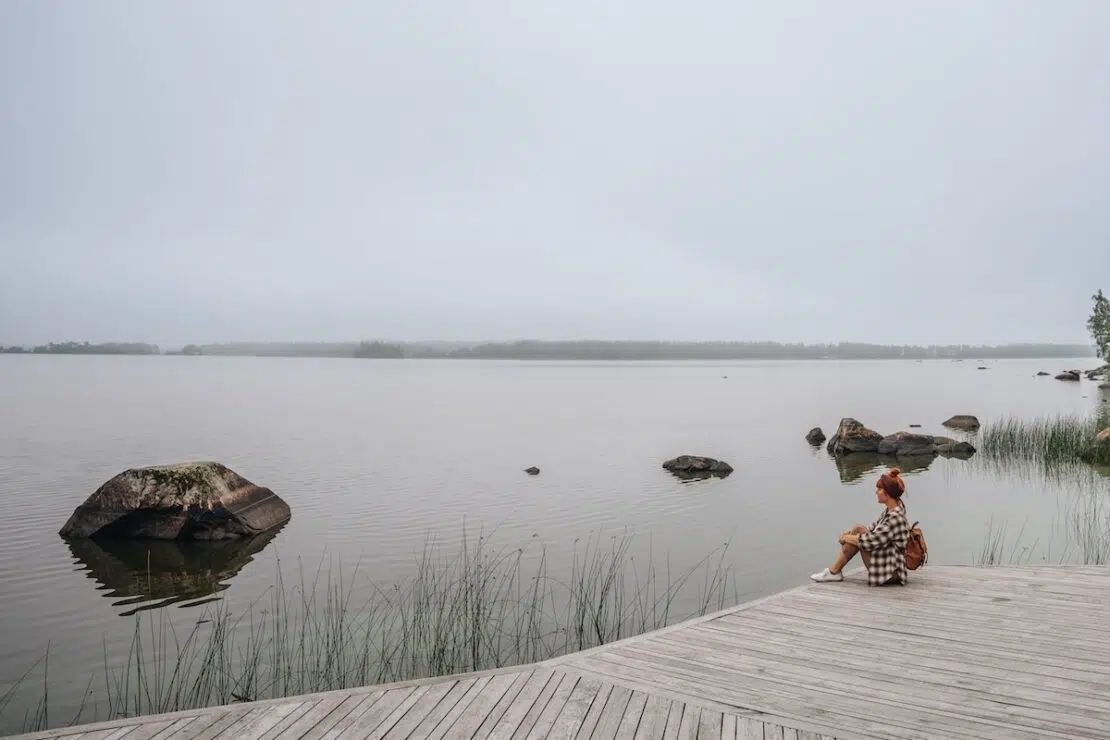 Åsnen See in Schweden