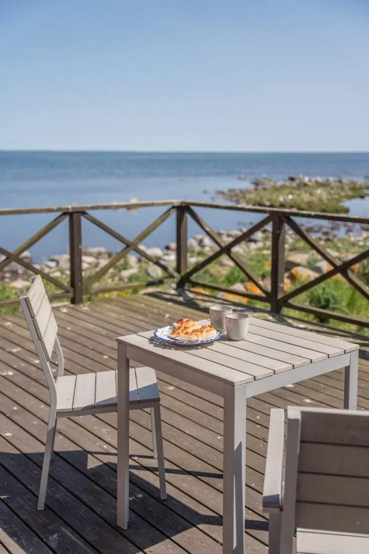 Fika auf der Insel Garpen in Schweden