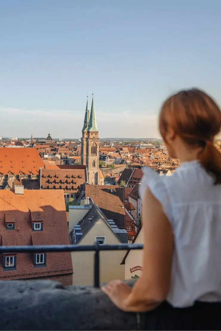 Nürnberg Sehenswürdigkeiten Ausblick Kaiserburg