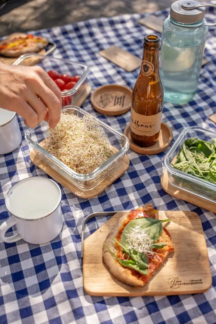Picknick im Schärengarten vor Västervik in Småland
