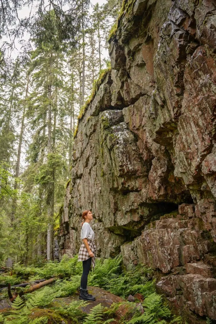 Småland Sehenswürdigkeiten Skurugara Schlucht
