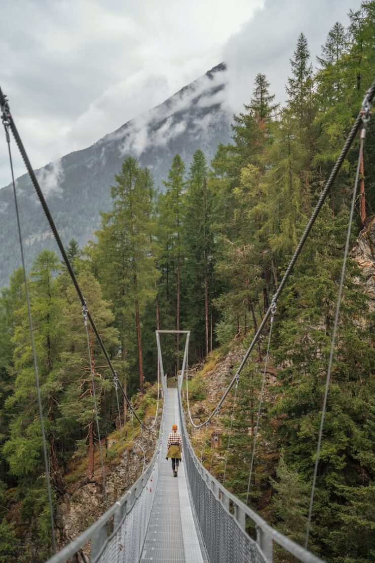 Hängebrücke Längenfeld Ötztal wandern