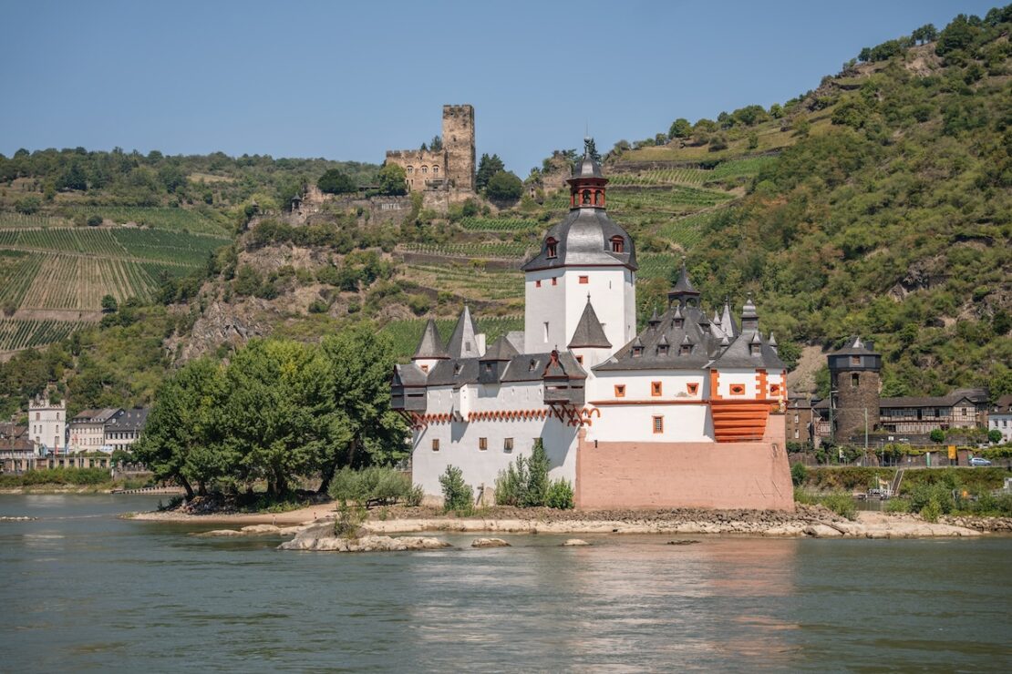 Sehenswürdigkeiten im Mittelrheintal Kaub und Burg Pfalzgrafenstein