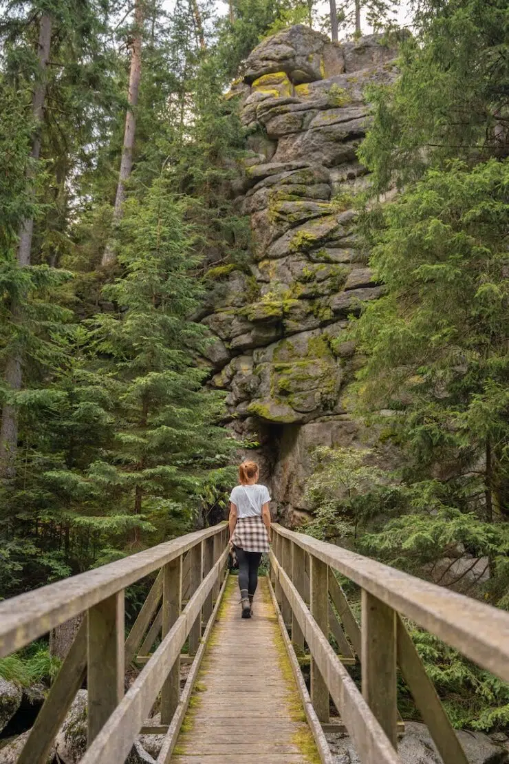 Wandern im Waldviertel in Österreich