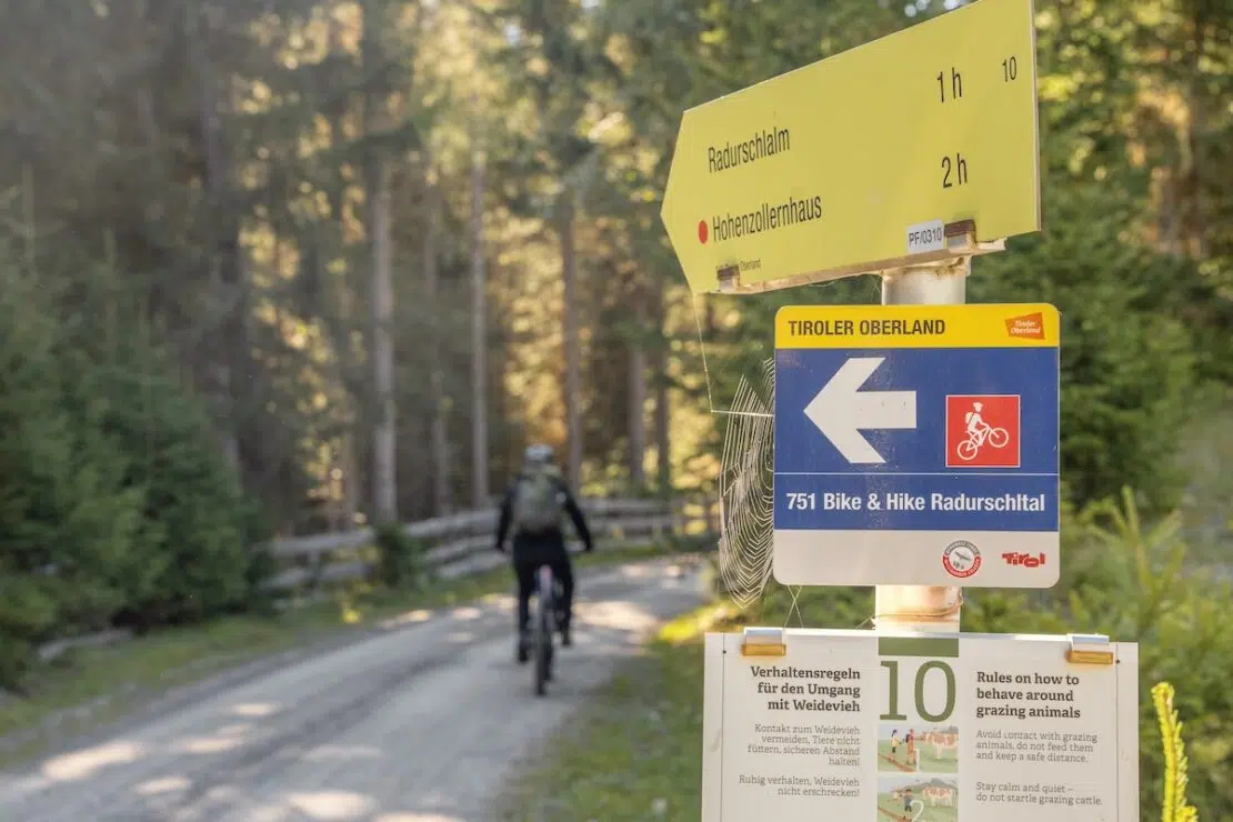 Bike and Hike Radurschltal zum Hohenzollernhaus