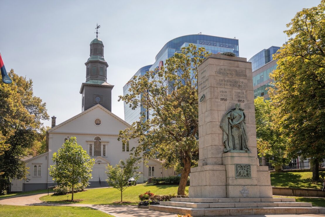 Grand Parade mit St. Paul’s Church in Halifax