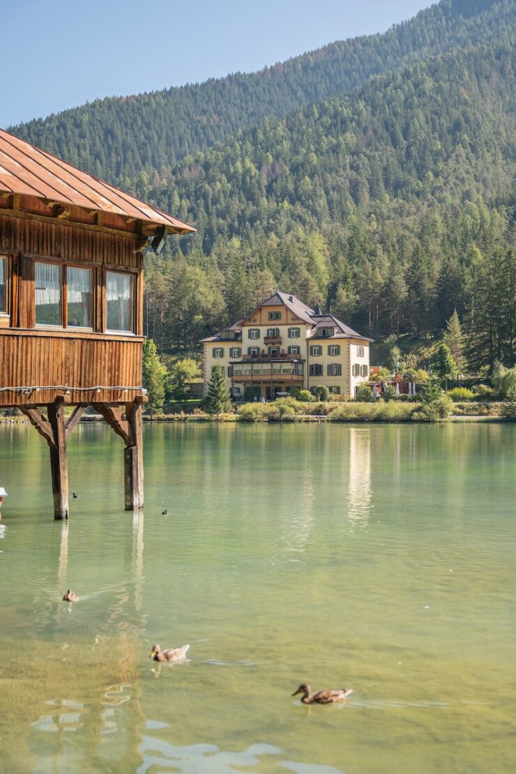 Pustertal Radweg zum Toblacher See in Südtirol