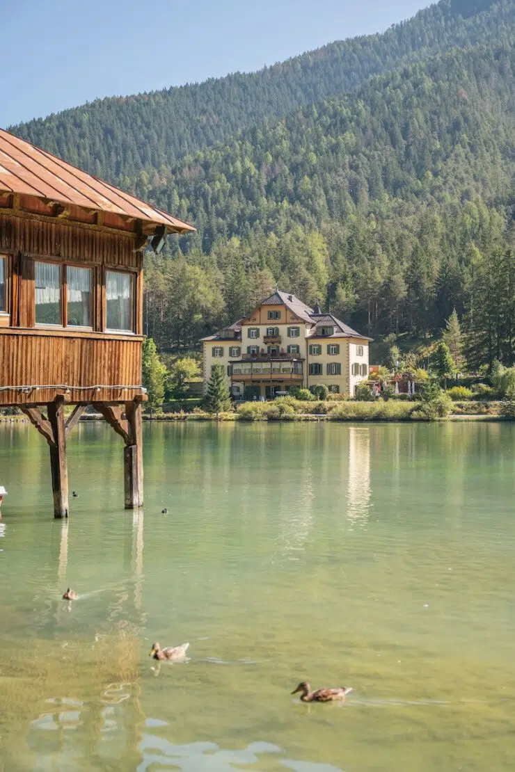 Pustertal Radweg zum Toblacher See in Südtirol