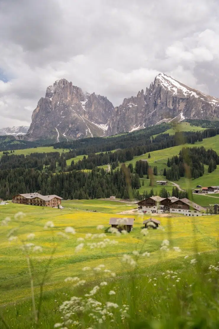 Radweg Seiser Alm Südtirol