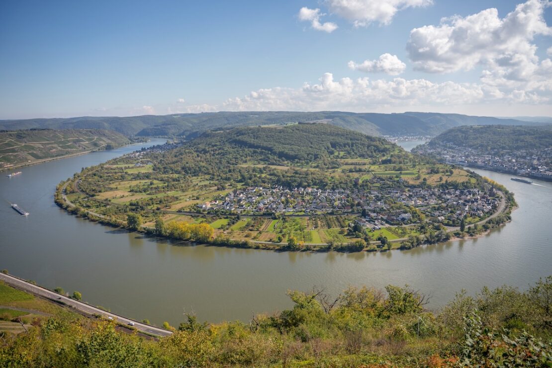 Mittelrheintal Sehenswürdigkeiten Bopparder Hamm Rheinschleife