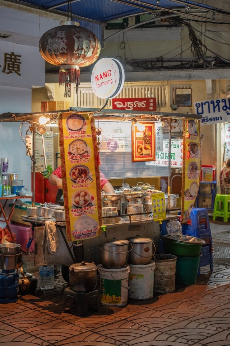 Garküche Yaowarat Road Chinatown Bangkok