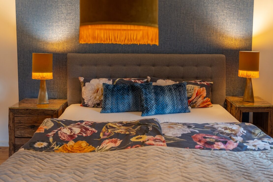 Schlafzimmer in der Mühle Sevenig