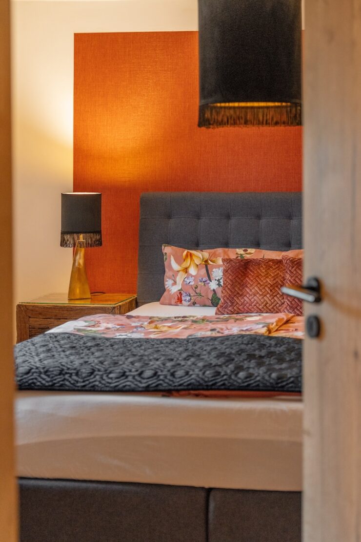 Schlafzimmer in der Seveniger Mühle