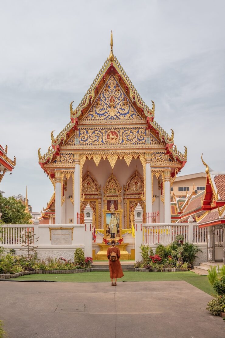 Tempel in Chinatown Bangkok Wat Chaichana Songkhram oder Victory Temple