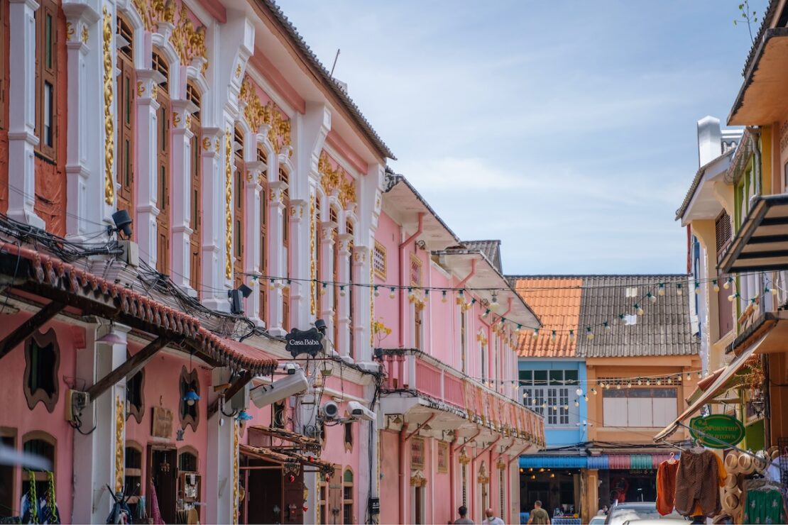 Thalang Road in Phuket Stadt