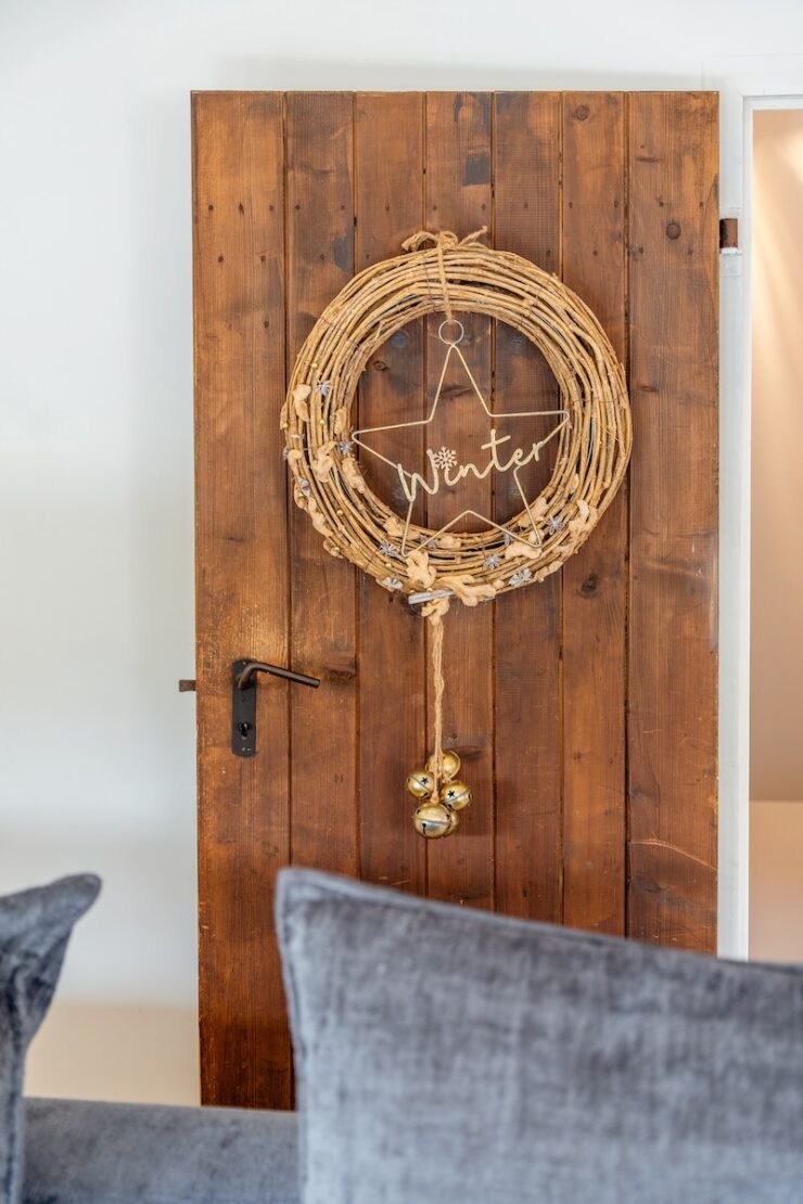 Winterdeko in der Seveniger Mühle