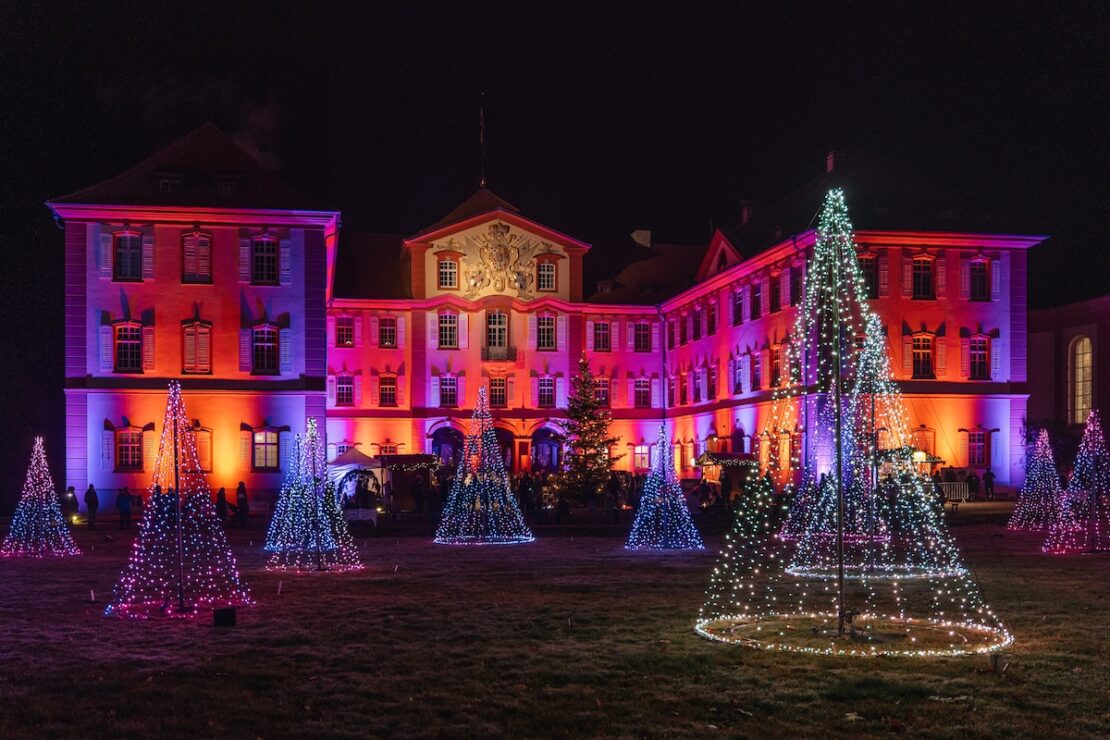 Christmas Garden am Schloss Mainau am Bodensee