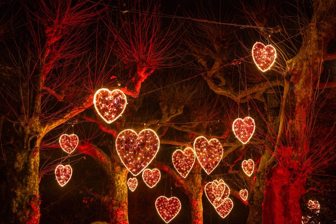 Christmas Garden auf der Insel Mainau am Bodensee