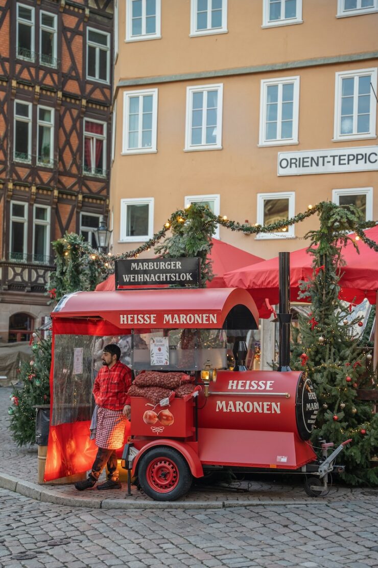 Heiße Maronen Marburg Weihnachtsmarkt