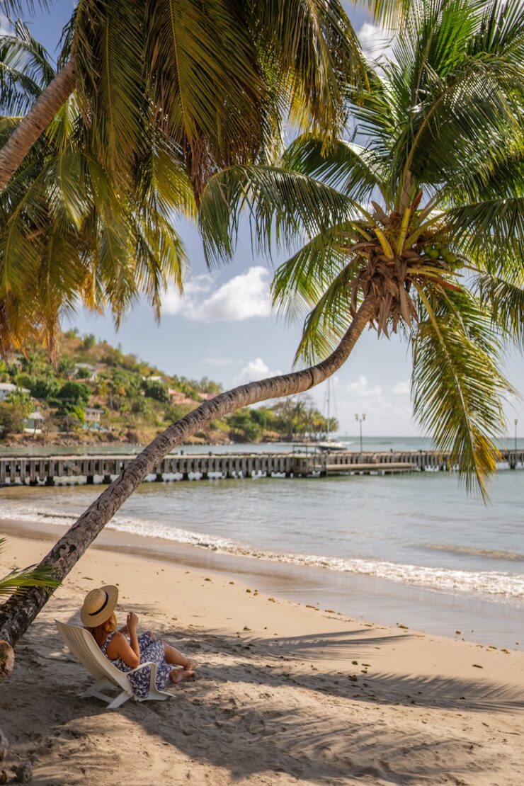 Laborie Beach im Süden von Saint Lucia in der Karibik