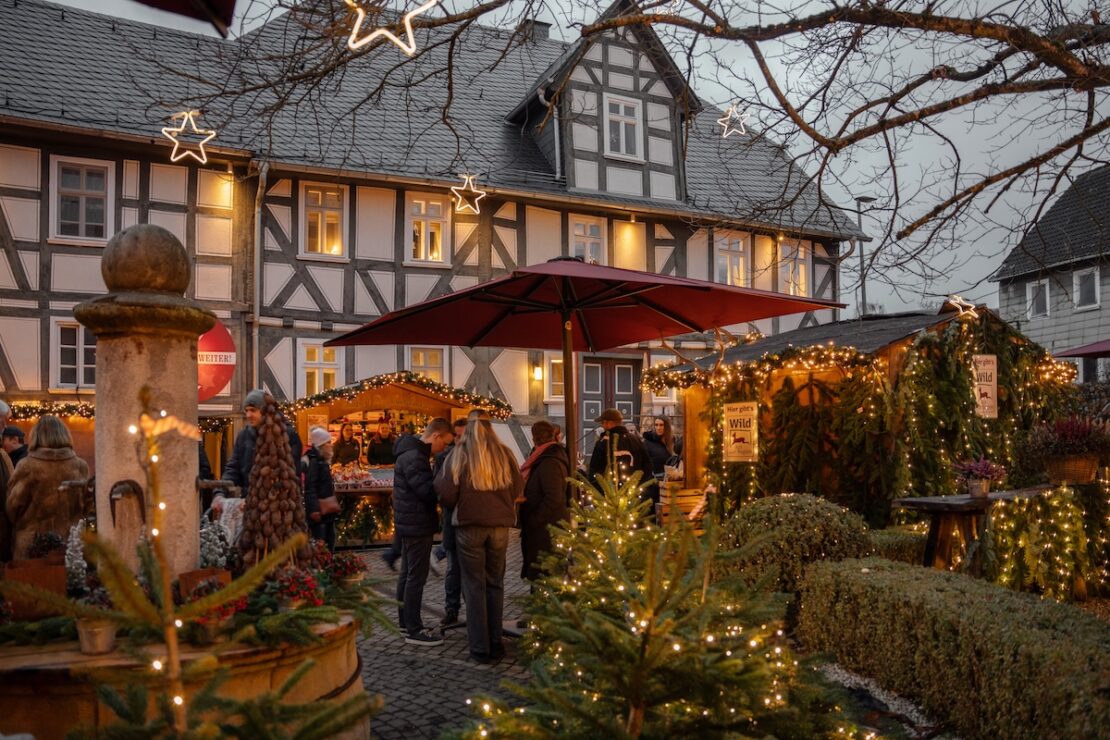 Marburg Weihnachtsmarkt auf dem Hofgut Dagobertshausen