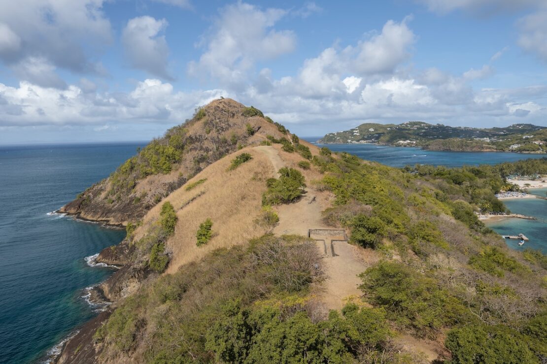 Pigeon Island Walk im Pigeon Island Nationalpark