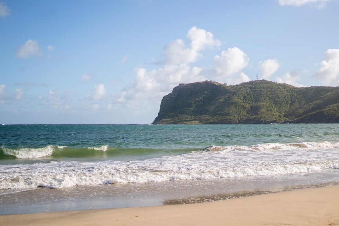 Sandy Beach Saint Lucia