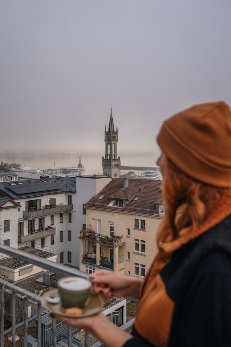 Terrasse Viva Sky Hotel Konstanz mit Blick auf den Bodensee