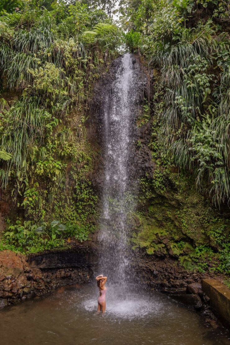 Toraille Wasserfall Saint Lucia Karibik